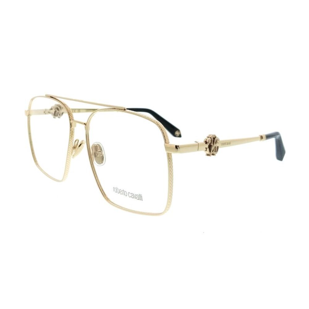 Roberto Cavalli VRC028 580300 Rose Gold Square Unisex Optical Frames